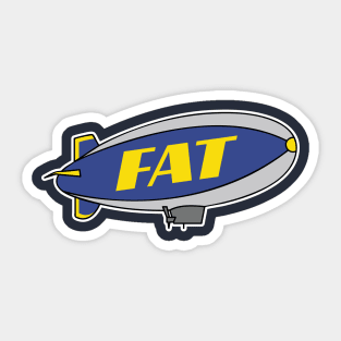 Fat Blimp Sticker